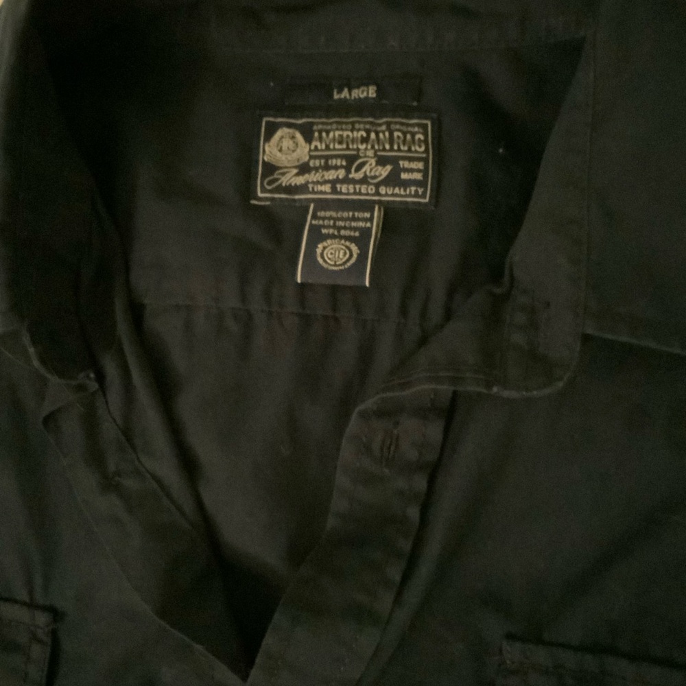 American Rag Dark Button-Up Shirt - Picture 3 of 4